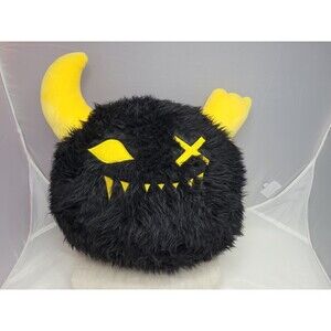 Meow Wolf Monster Plush Snaggy Stuffed Animal Black Yellow Steven Smith Creepy